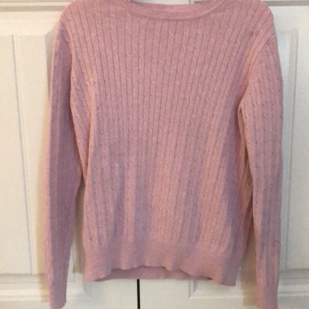 Cute pink Y2K inspired crew neck